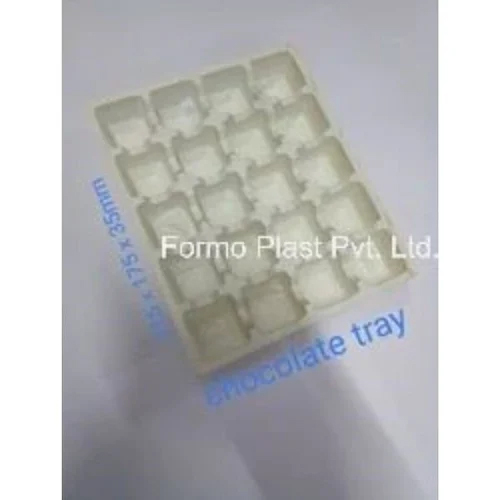 Customized Chocolate Packaging Tray - Color: White