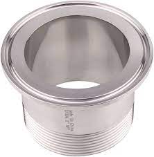 Stainless Steel Adapter - Color: Silver