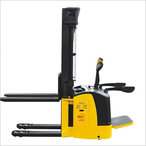 Yellow And Black Battery Operated Stacker