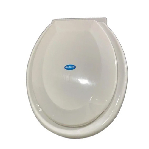 White Plain Plastic Toilet Seat Cover