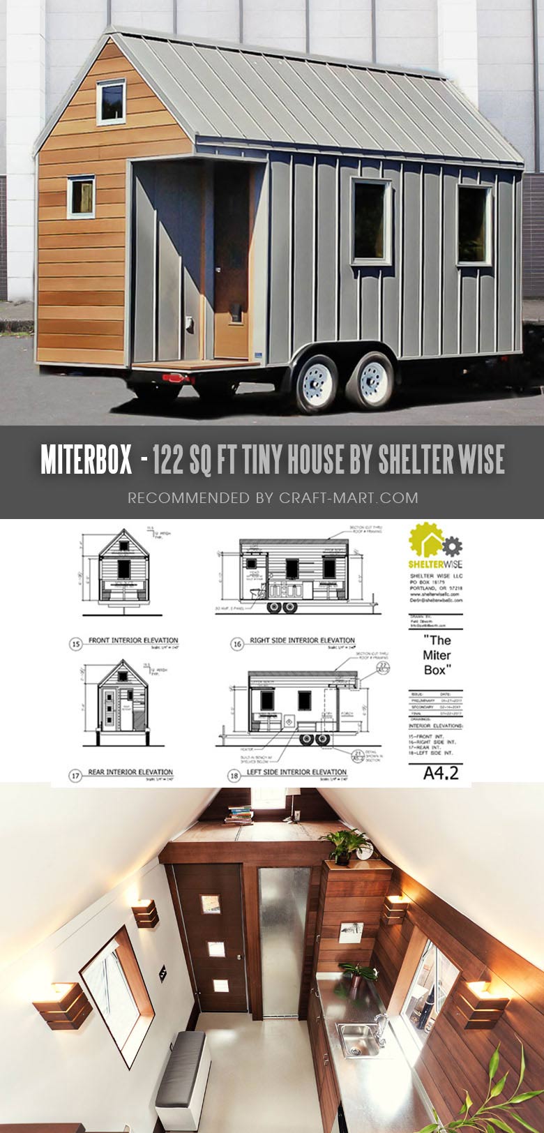 17 Best Custom Tiny House Trailers and Kits with Plans for