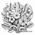 Exotic Jungle Plant Coloring Pages 4