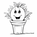 Fun and Simple Houseplant Coloring Pages 3