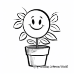 Fun and Simple Houseplant Coloring Pages 4