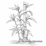 Soothing Bamboo Plant Coloring Pages 2