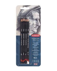 Charcoal Pencils (4 Piece) – Derwent