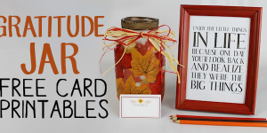 Gratitude Jar Activity Table Decor