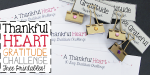 A Thankful Heart – Simple 30 Day Gratitude Challenge