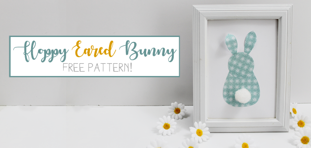 This year add a cute little floppy eared bunny to your Easter decorations. He takes 5 minutes to make with our free pattern and is also a wonderful gift.