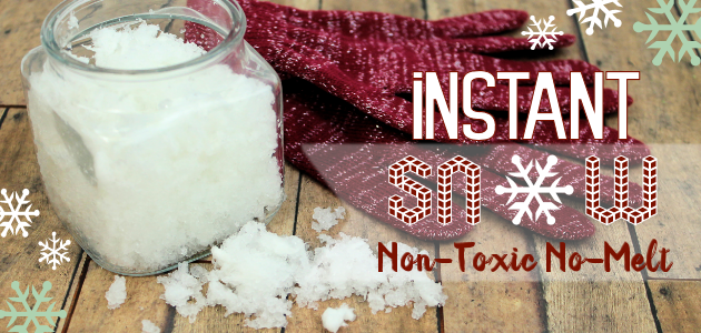 How to Make Non-Toxic Non-Melting Instand Snow FE