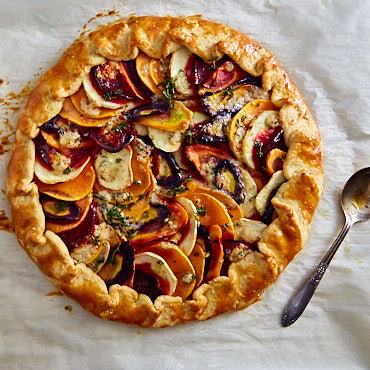 Roasted Vegetable Galette | ifoodblogger.com