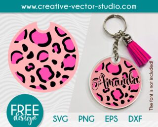 keychain-leopard-skin-svg