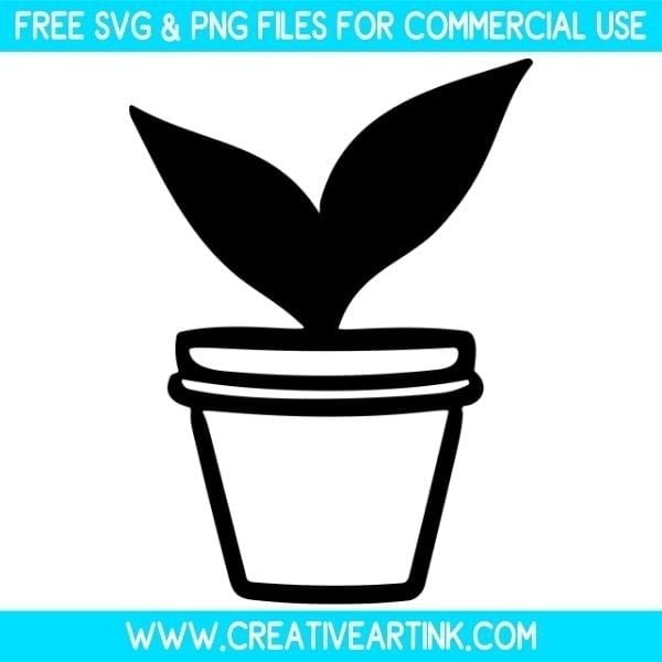 Potted Plant SVG & PNG Clipart Images Free Download