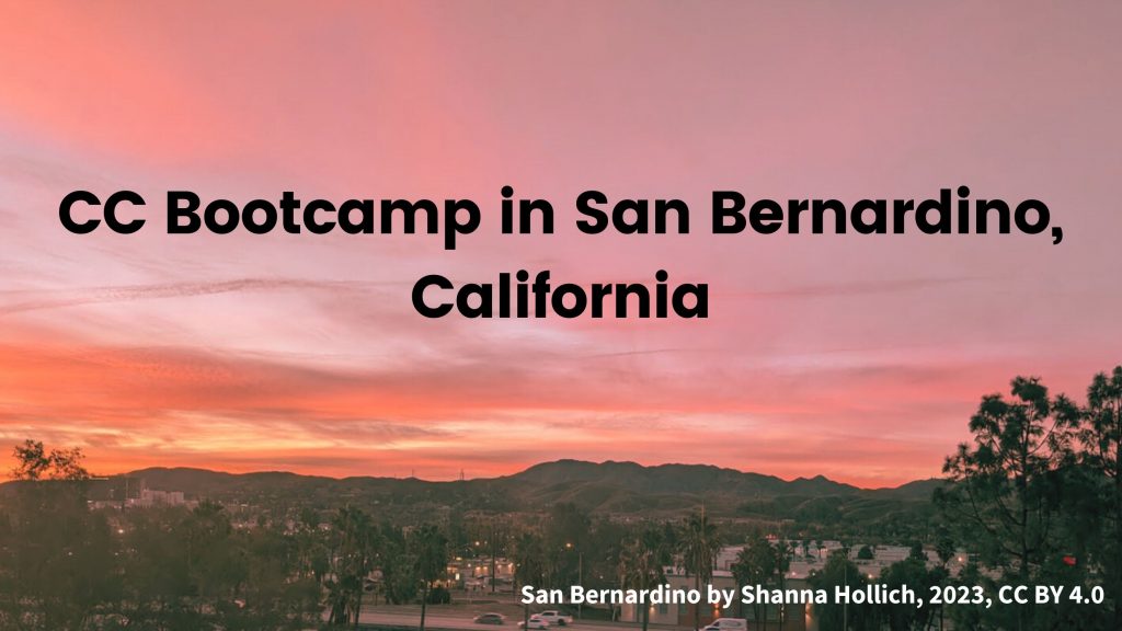 Sunset over San Bernardino skyline