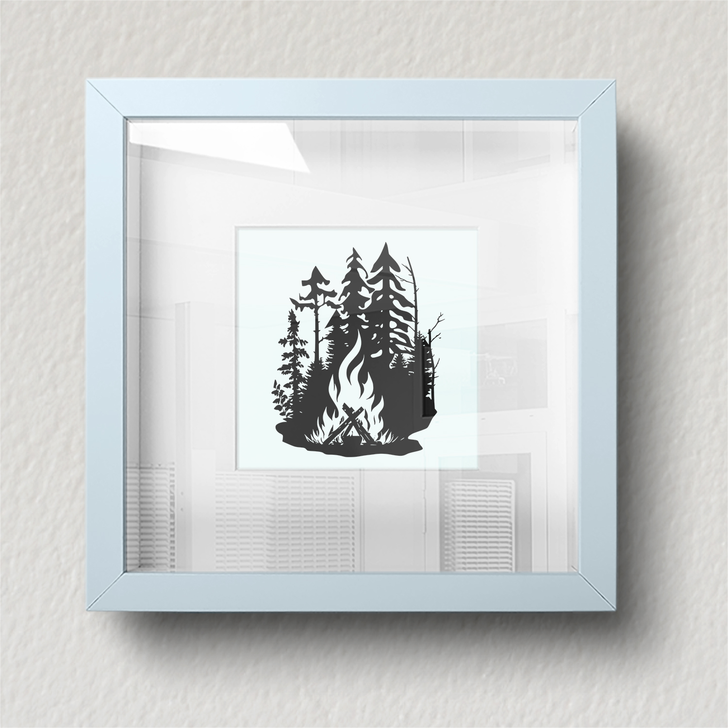 Wilderness Campfire SVG File: Instant Download for Cricut, Silhouette ...