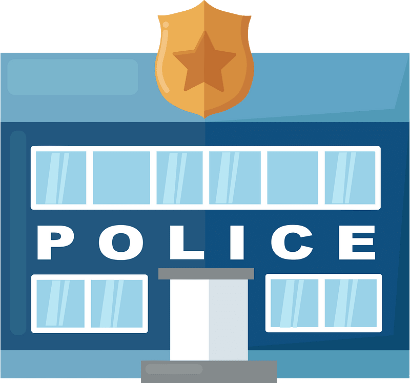 Police station clipart. Free download transparent .PNG | Creazilla