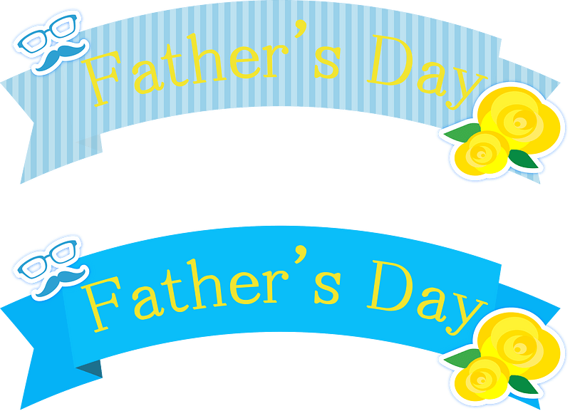 Father's Day Ribbon clipart. Free download transparent .PNG | Creazilla