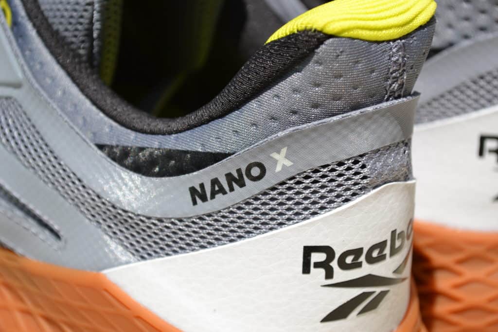 Reebok Nano X Cross Training Shoe - Heel Closeup