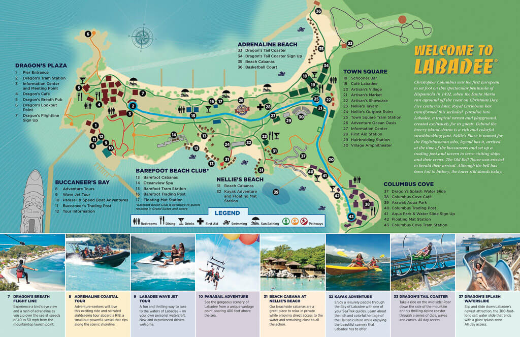 Labadee Map