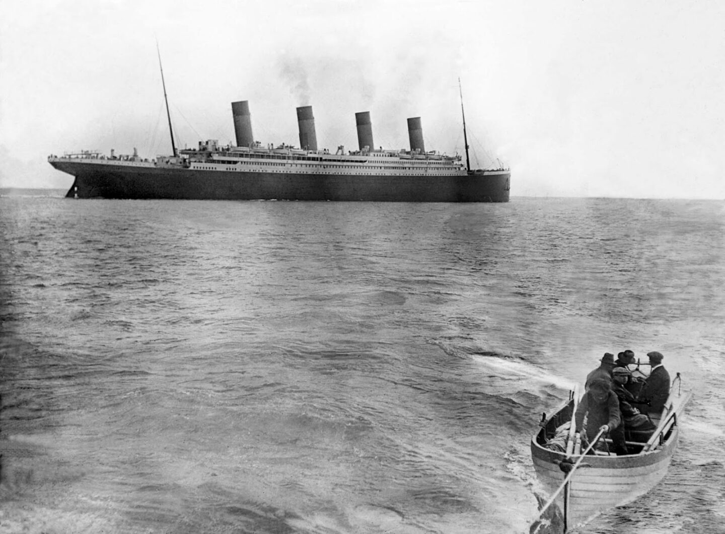 Last Known photo of the Titanic afloat in 1912