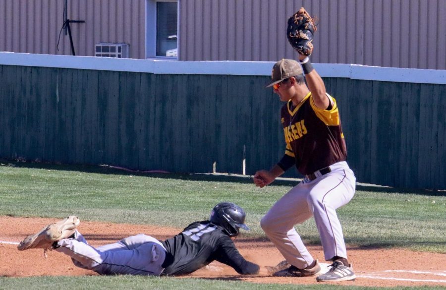 The baseball team is loaded with 20 freshmen. Mike Davidson, baseball coach, says despite being young and inexperienced, they will make a good showing this season.