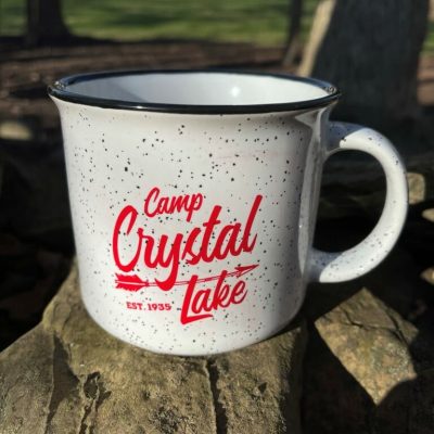 Camp Crystal Lake Campfire Mug - White