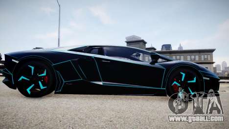 Lamborghini Aventador TRON Edition for GTA 4