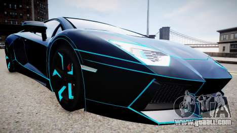 Lamborghini Aventador TRON Edition for GTA 4