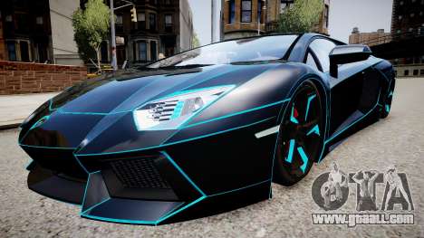 Lamborghini Aventador TRON Edition for GTA 4