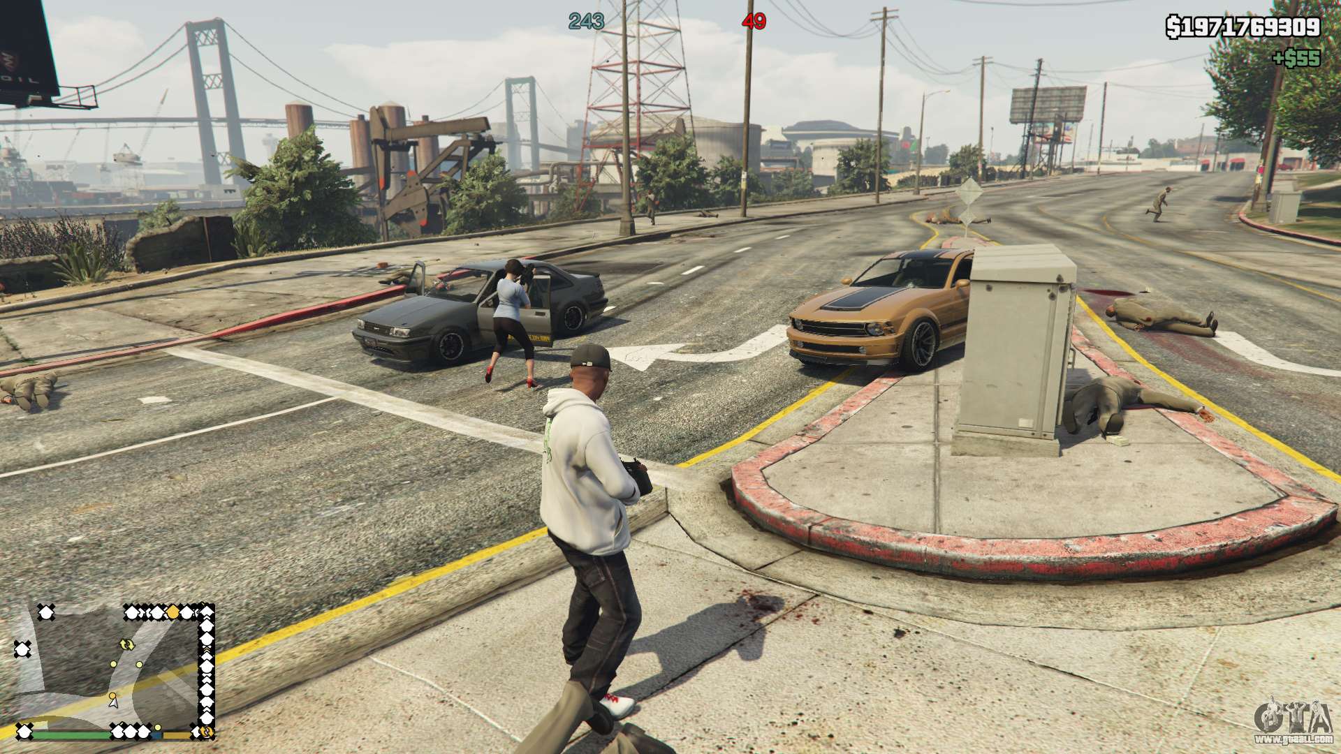 GTA 5 Gang Turf Map