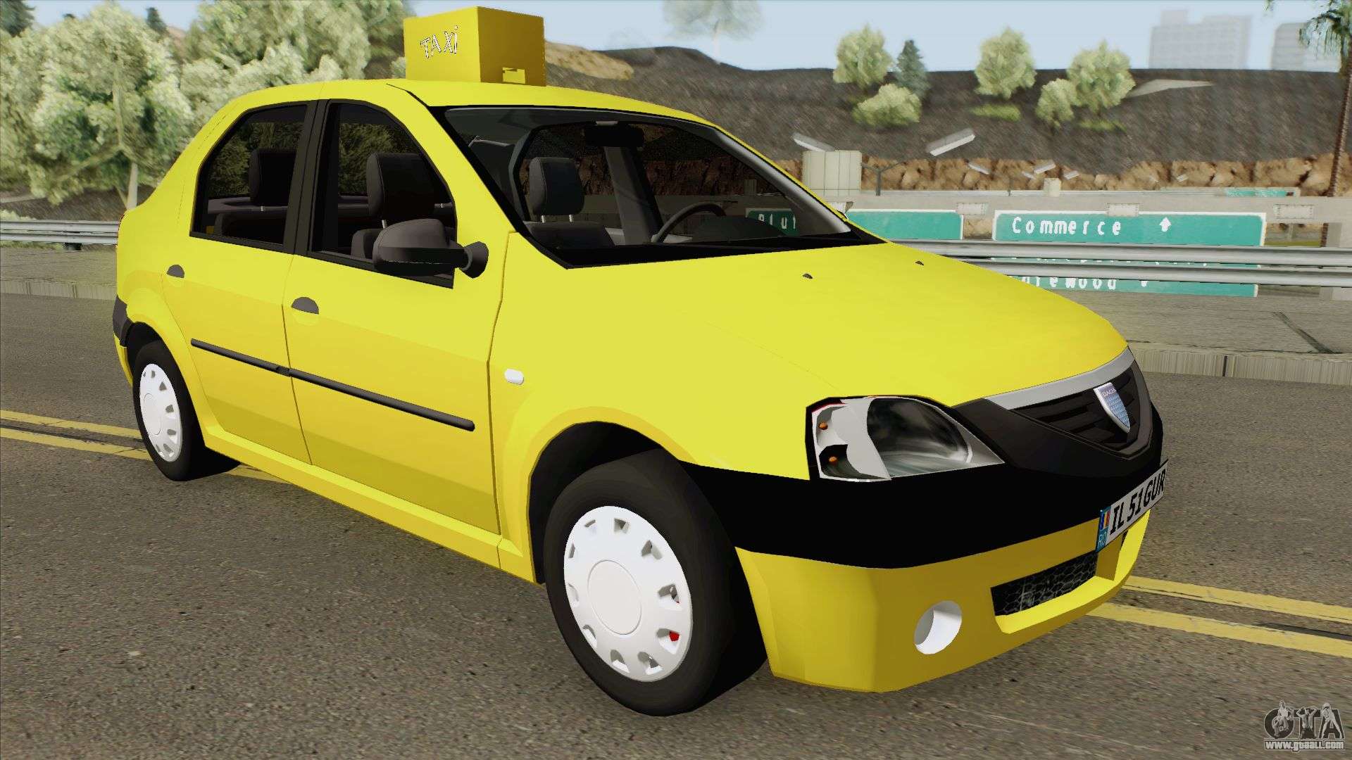 Dacia Logan Taxiul Lui Rata 2004 for GTA San Andreas