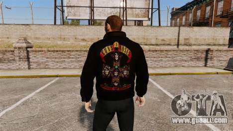 Leather jacket-Guns N Roses- for GTA 4