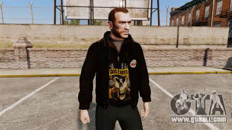 Leather jacket-Guns N Roses- for GTA 4