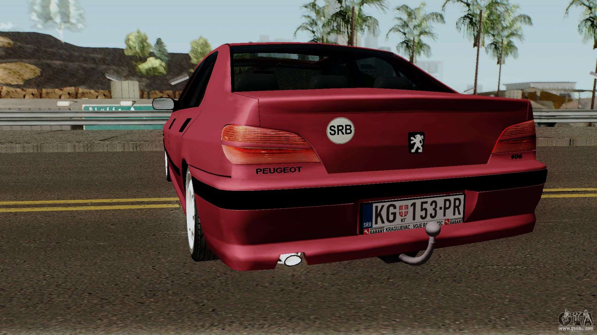 Peugeot 406 Stock MQ for GTA San Andreas