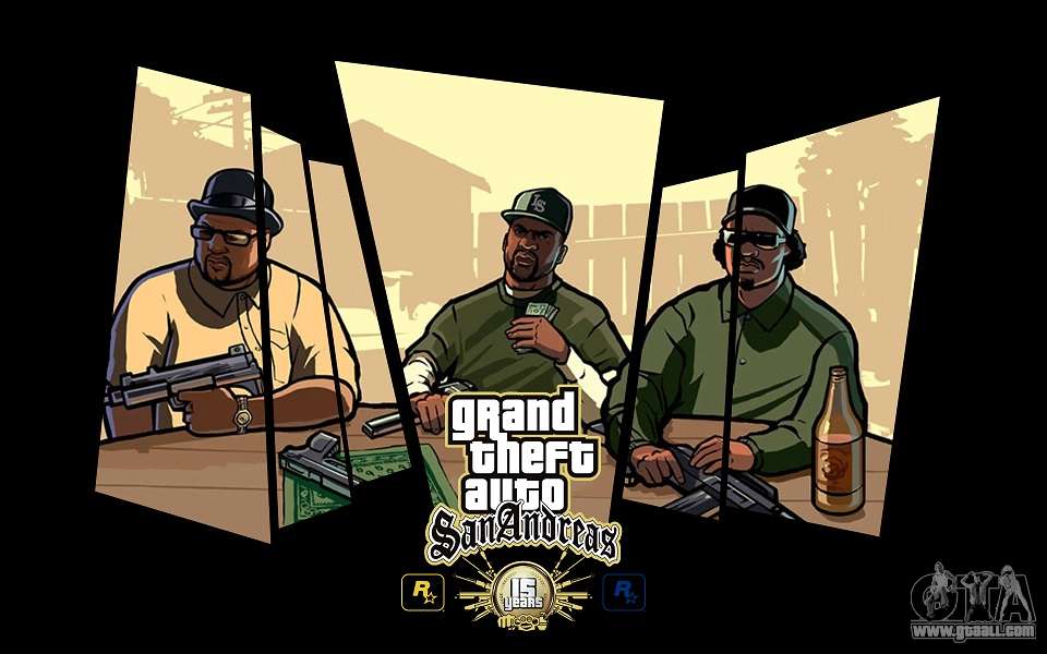 GTA SA Load screens - 15 years anniversary for GTA San Andreas