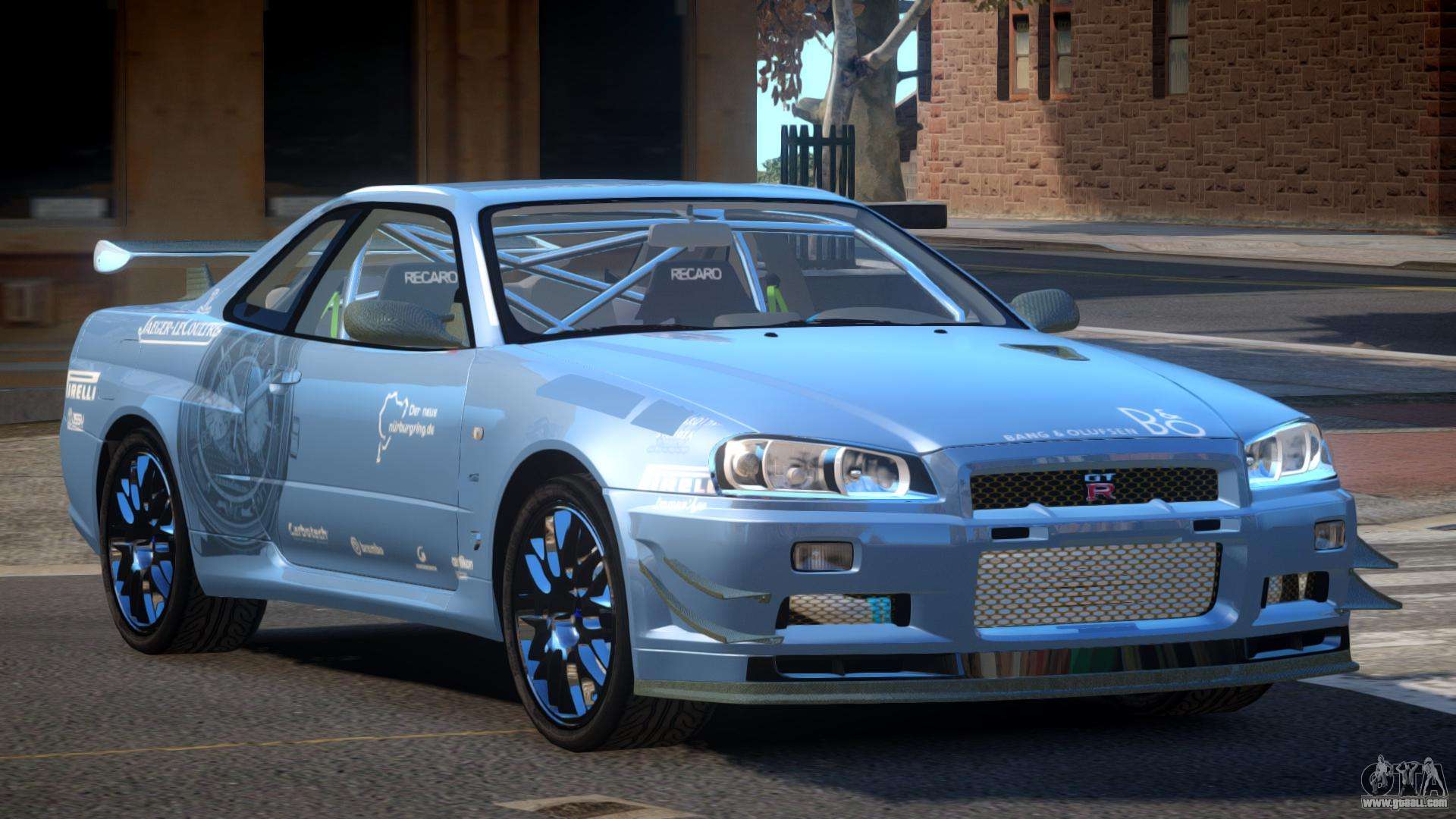 2003 Nissan Skyline R34 GT-R PJ4 for GTA 4