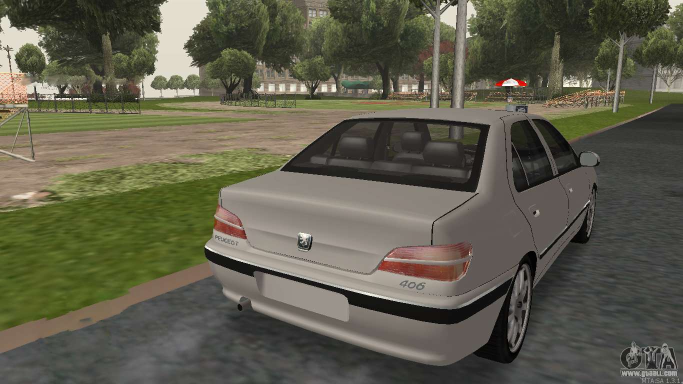 PEUGEOT 406 No Plates for GTA San Andreas