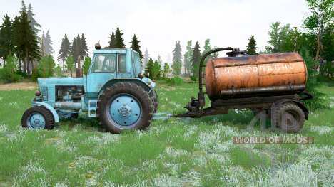 MTZ-80 Belarus Fountain Blue para Spintires MudRunner