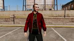 Red leather jacket for GTA 4