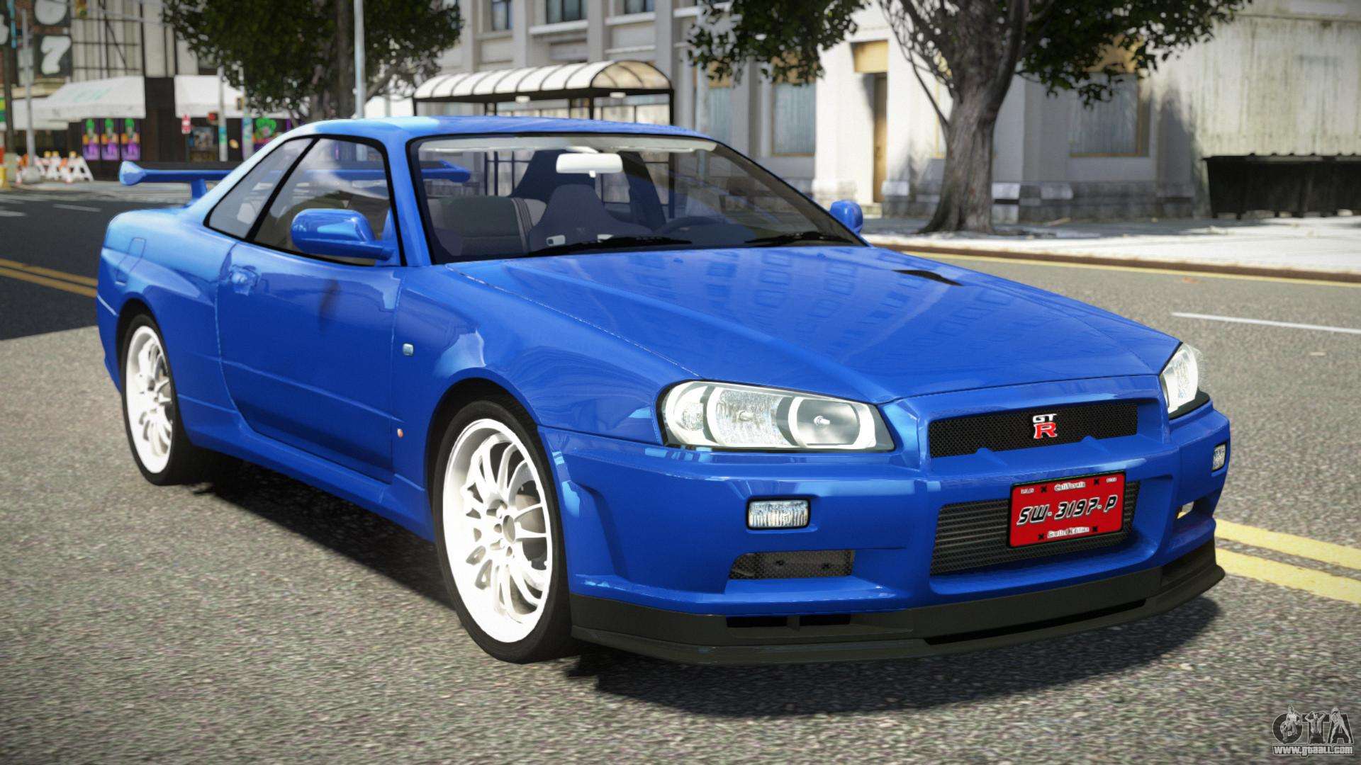 Nissan Skyline R34 SR V1.2 for GTA 4