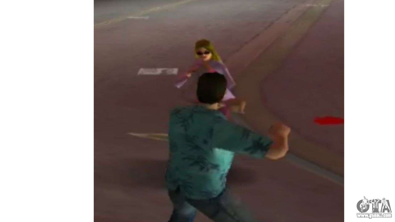 All peds turn hostile for GTA Vice City