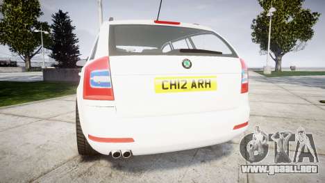 Skoda Octavia vRS Combi Unmarked Police [ELS] para GTA 4