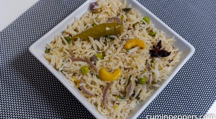 Coconut milk Pulao | Coconut milk Rice