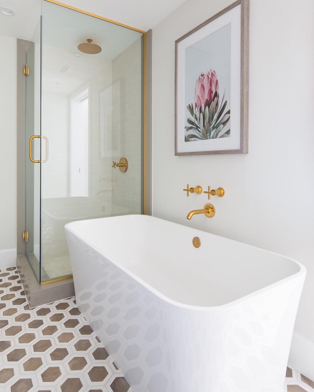 Bathroom - via @brookewagnerdesign