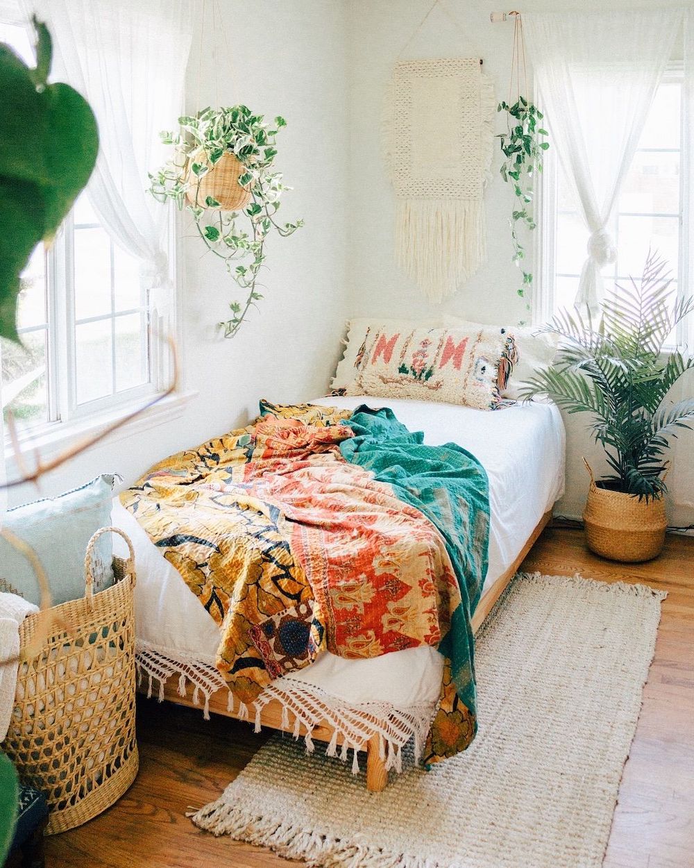 Simple Bohemian Bedrooms