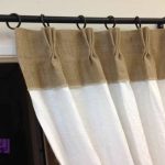 Linen fabric curtains