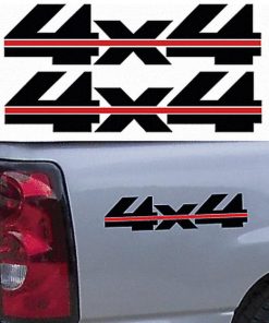 4X4 Truck Bedside Decal Pair A14