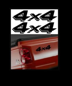 4X4 Truck Bedside Decal Pair A2