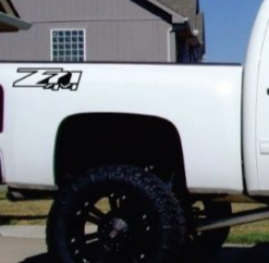 Chevrolet Z71 z-71 4x4 decal sticker set of 2