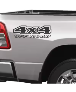 4x4 off road truck bedside sticker d16